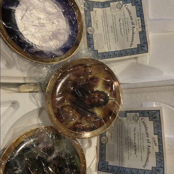 Lord of the Rings Collector's Edition Plates - Picture 1 of 10